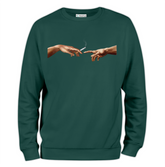 Zeus Smoke Baskılı Regular Sweatshirt